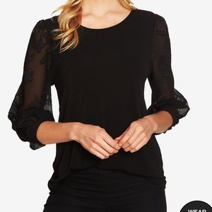 Like New Womens black blouse